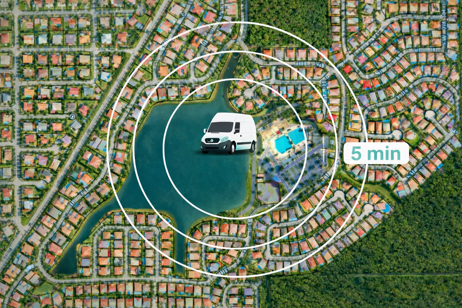 Professional handyman at work